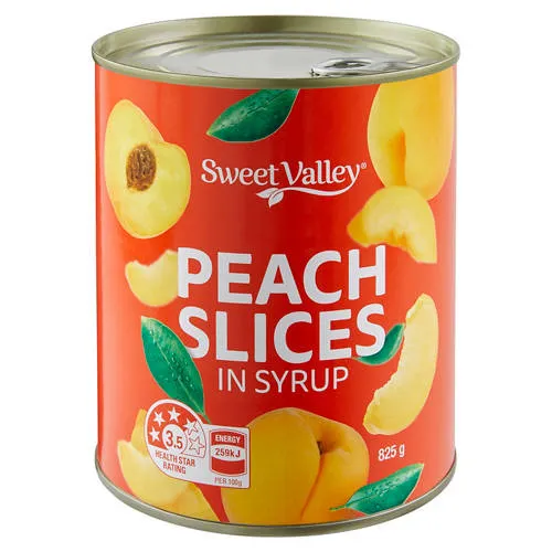 Peach Slices In Syrup 825g
