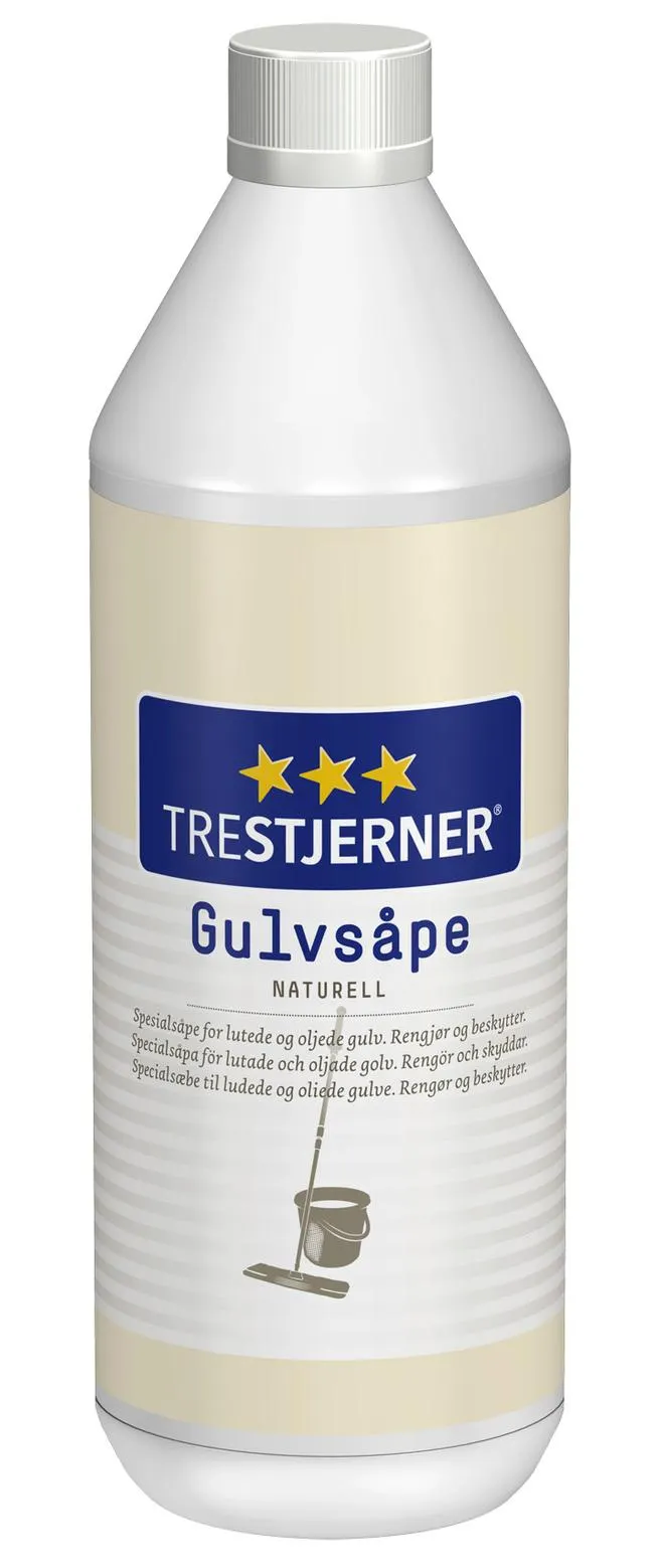 TRESTJERNER GULVSÅPE NATURELL 1L