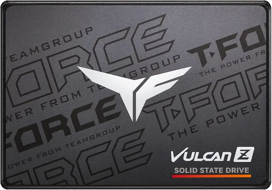 TEAMGROUP T-FORCE VULCAN Z 1TB SLC Cache 3D NAND TLC 2.5 Inch SATA III Internal Solid State Drive SSD (R/W Speed up to 550/500 MB/s) T253TZ001T0C101