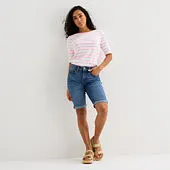 St. John's Bay Womens 11" Bermuda Short