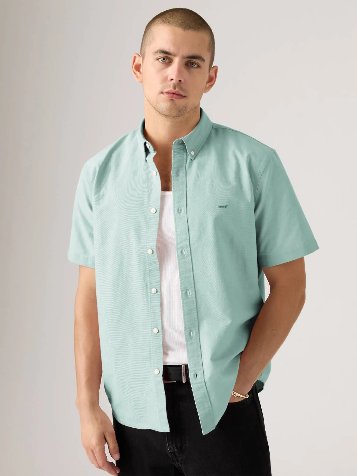 Short Sleeve Authentic Button Down Lightweight Shirt