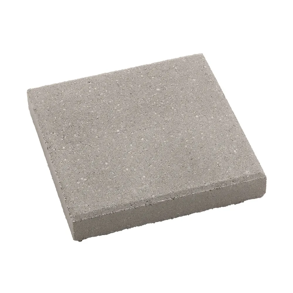 12.0-in L x 12.0-in W x 2.0-in H Square Gray Concrete Patio stone