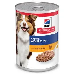 Hill's Science Plan Mature Blikvoer Met Kip voor Honden 370g