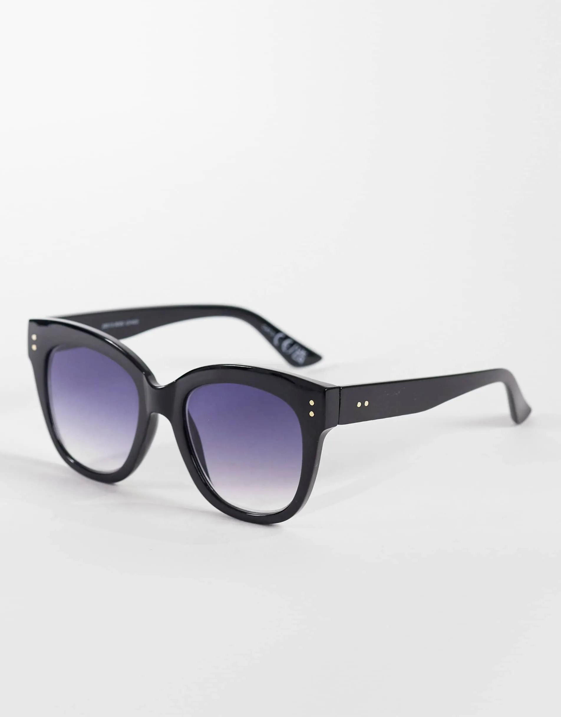 Gina Tricot round sunglasses in black