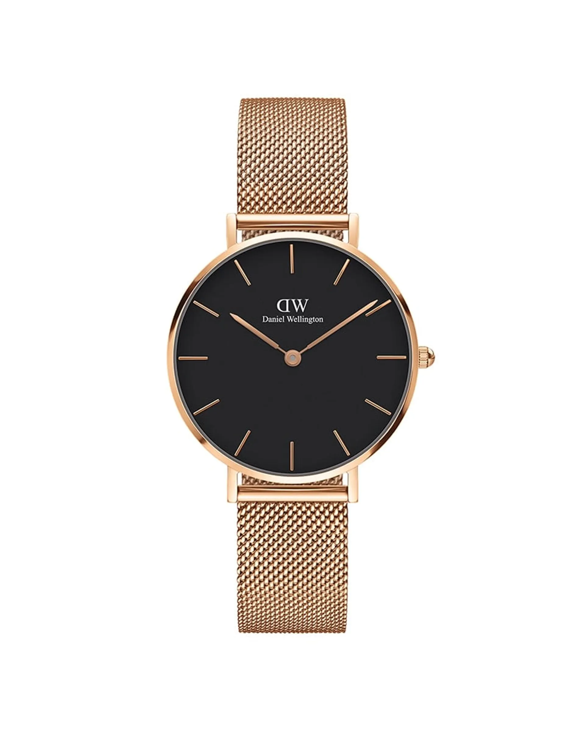 DW Classci Petite Melrose dameklokke i rosefarget stål (32mm) 999