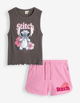 Set di top e pantaloni - Lilo e Stitch - Argento