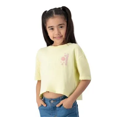 Playera Fantastic Niña Cuello Redondo Diseño Volleyball Estampado