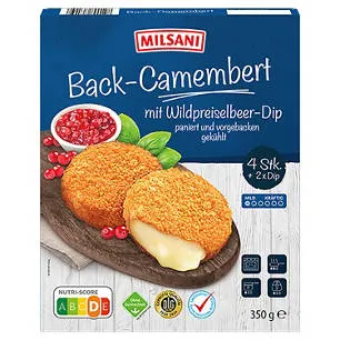 Back-Camembert mit Wildpreiselbeer Dip 350 g