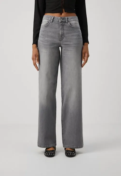 Wide-fit ONLMADISON High waist Wide Leg Fit - Wide leg - light grey denim