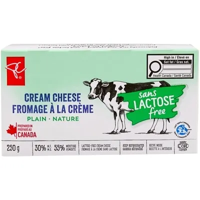 Lactose-Free Plain Cream Cheese