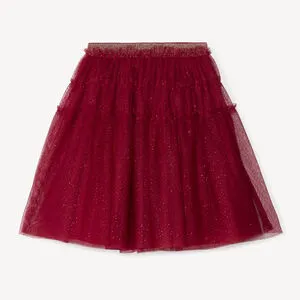 Jupe de fête en tulle pailleté pour fille