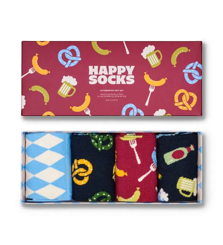4-Pack Octoberfest Socks Gift Set