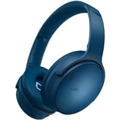 Bose QuietComfort Headphones - Wireless Bluetooth Headphones, Active Over Ear Noise Cancelling and Mic, USB-C Charging, Deep Bass, Up to 24 Hours of Playtime, Twilight Blue - Limited Edition Color