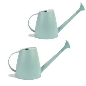 Bollitore per giardinaggio domestico, bollitore per innaffiare, bollitore in plastica per giardino con beccuccio lungo 2pc (verde menta)