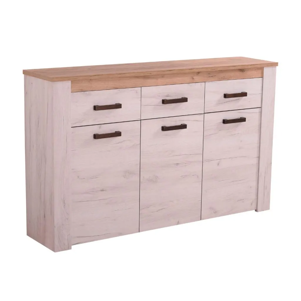 Aparador Kent con 3 puertas y 3 cajones