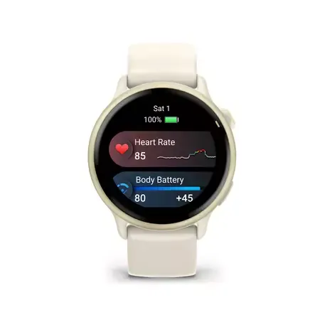 GARMIN VIVOACTIVE 6 GPS ÄLYKELLO VAALEA KULTA/LUUNVÄRINEN