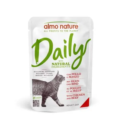 Lot Almo Nature Daily 48 x 70 g pour chat