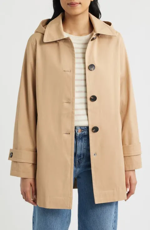 Sam Edelman Hooded Raincoat
