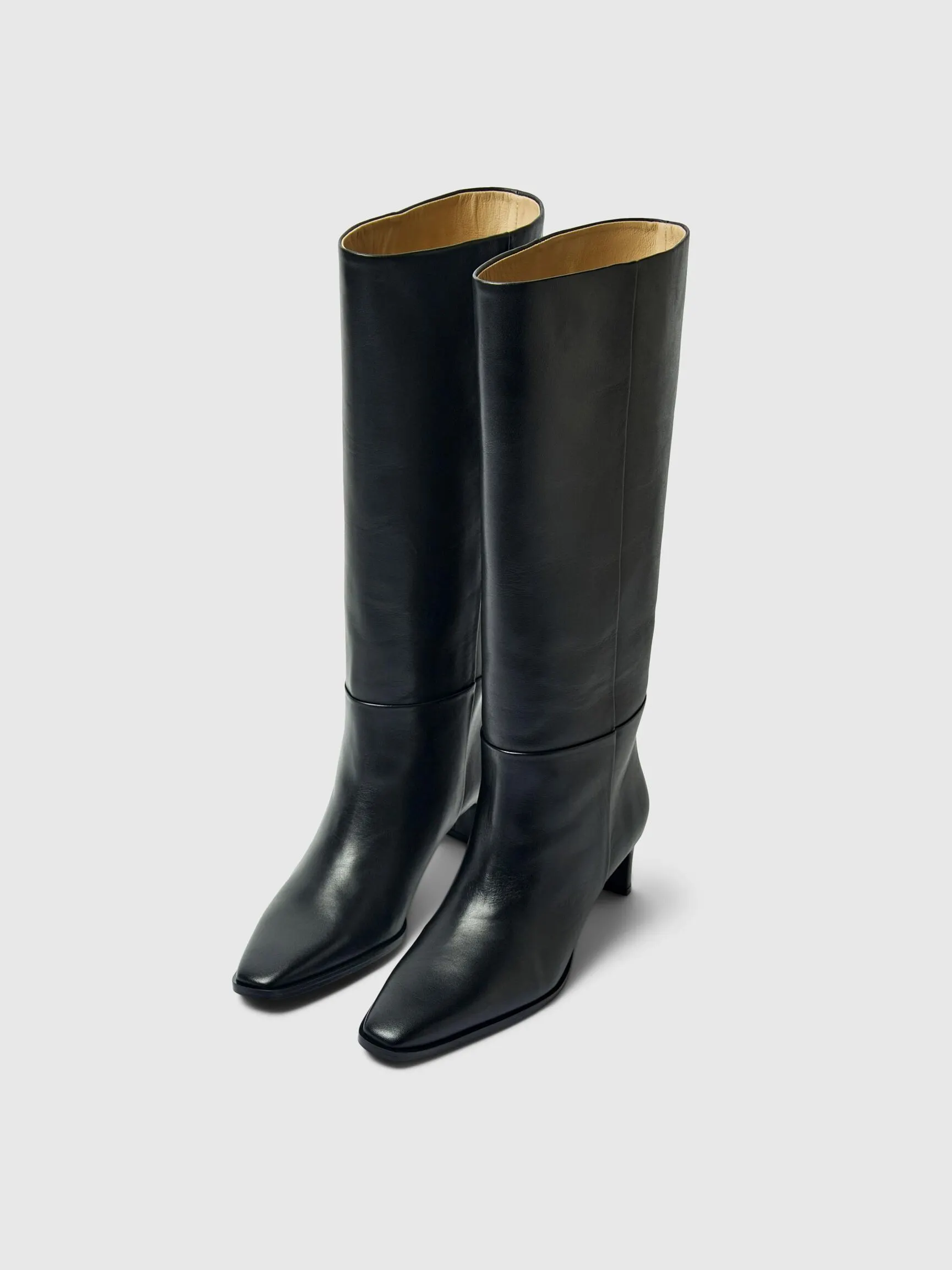 SKINN HØYHÆLTE BOOTS