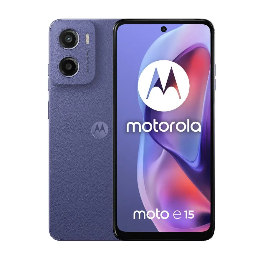 Celular Motorola E15 6.6" 4G 2GB 64GB lavanda