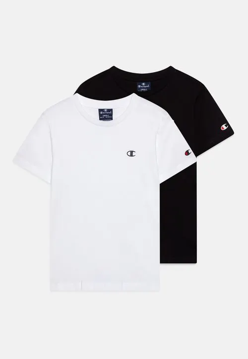 ICONS CONTRAST CREW NECK 2 PACK - T-shirts - white