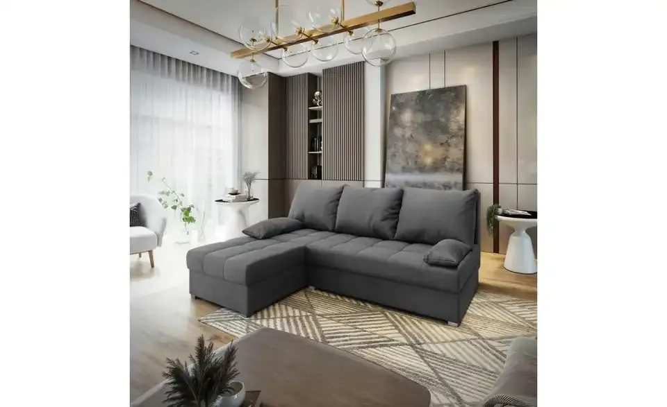 MASSENO Ecksofa mit Schlaffunktion Rita