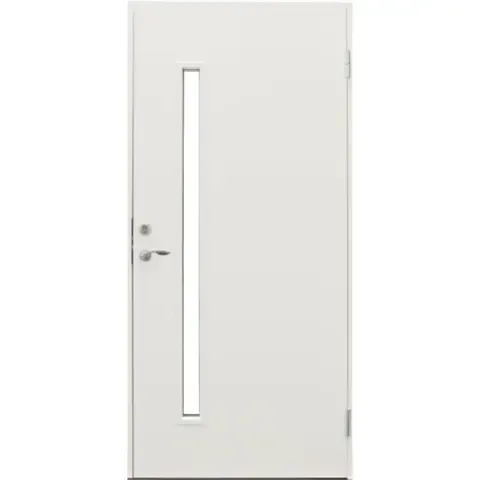 Ytterdør funkis glass 10x20h ncs s0502-y lås 565 syl 1275