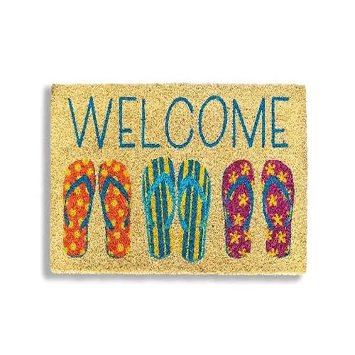 Avera Products Welcome Flip Flops 17"x 29" Doormat