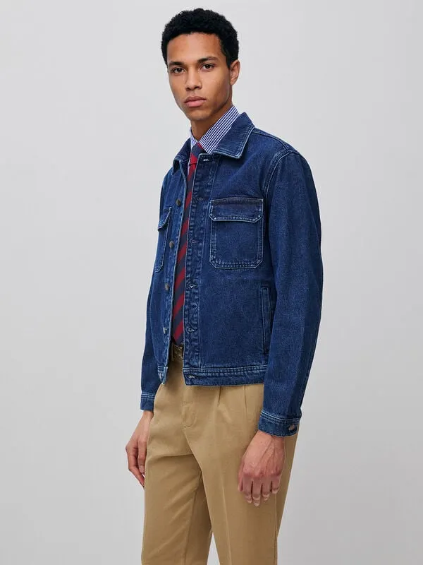 Regular fit denim jacket