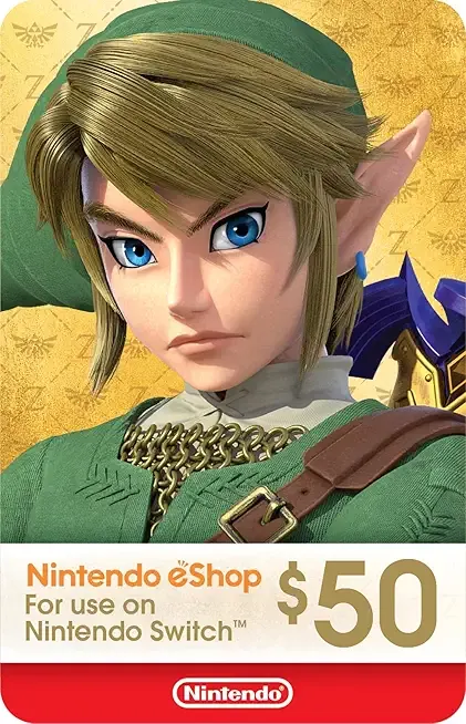 Nintendo eShop Physical Gift Card - $50