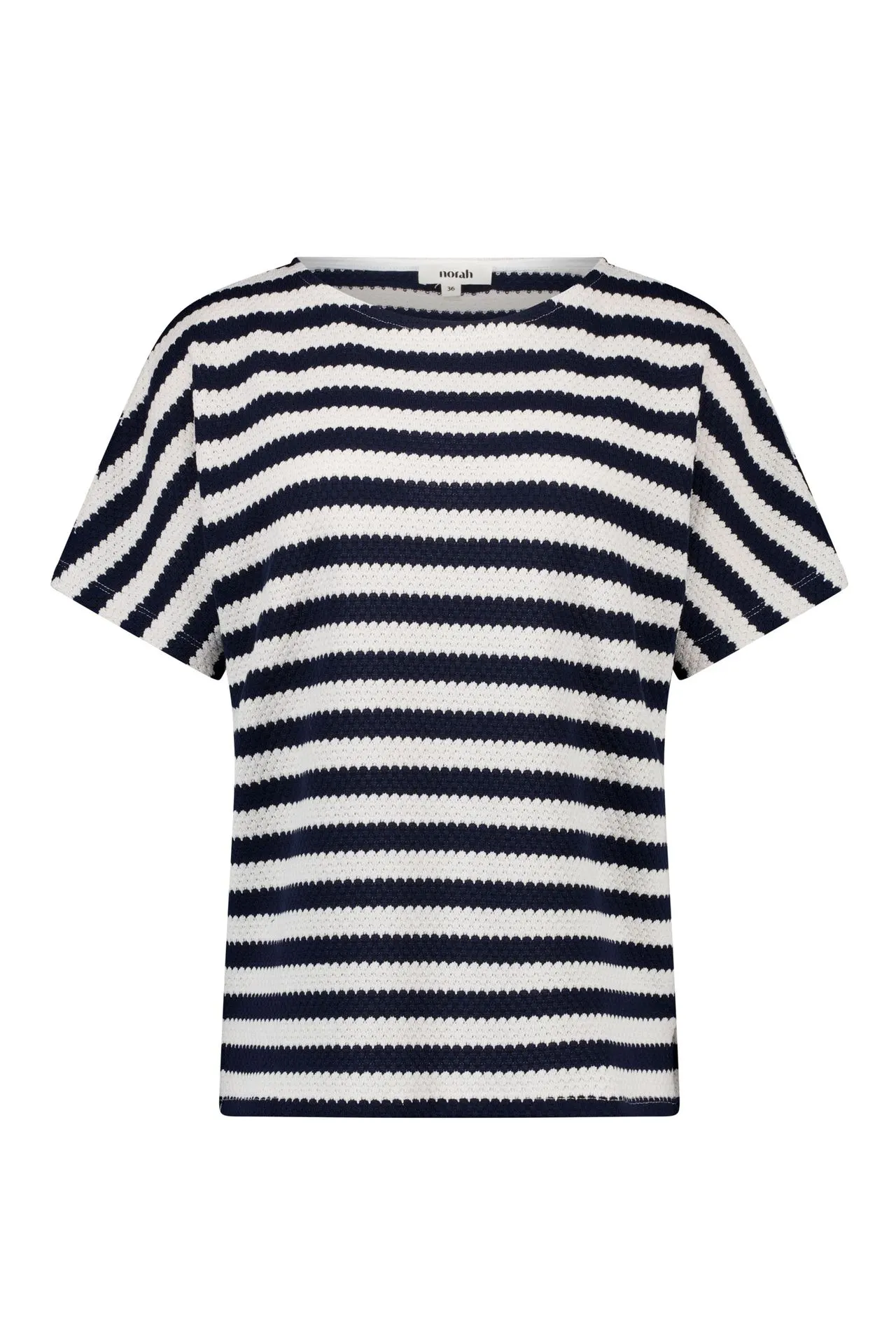 Blauw/wit gestreept shirt
