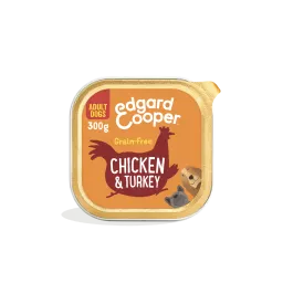 Edgard & Cooper Natvoer voor Honden In Kuipje Met Kip 11x 150g
