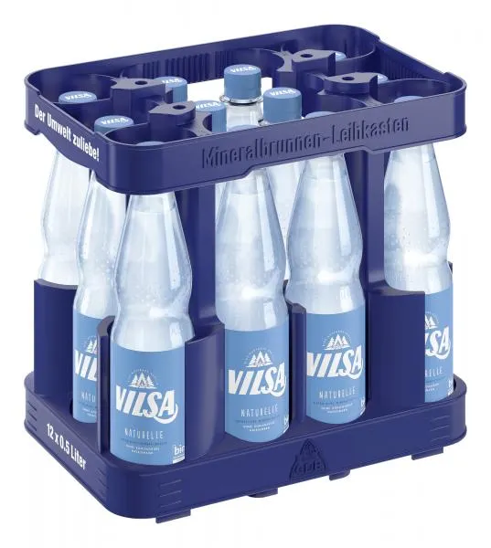 Vilsa Brunnen Bio Mineralwasser Naturelle PET (Mehrweg) 12 x 0,50 l