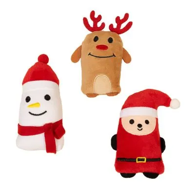 TIAKI Set de coussins de jeu de Noël pour chat