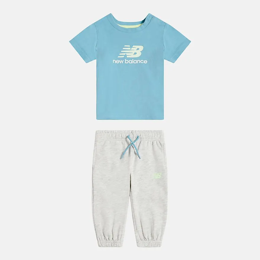 Colourblock T-Shirt & Jog Set