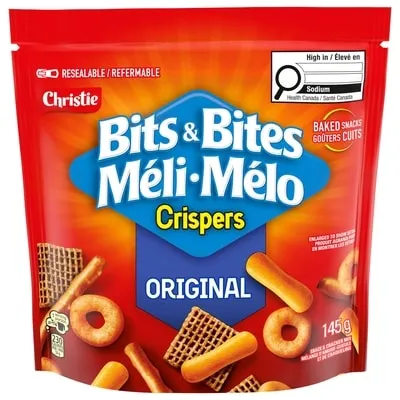 Crispers Bits & Bites Original Flavour Snack and Cracker Mix