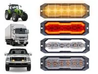 Berger & Schröter | 4er Set LED Front- & Heckblitzer mit Positionslicht weiß/rot