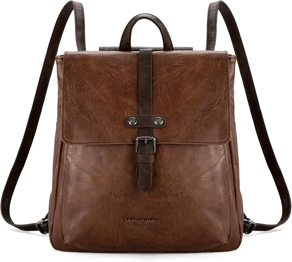 Small Casual Daypack Backpack Purse for Women Convertible Crossbody Bag for Travel Work