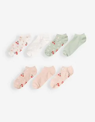 Calze sneakers - Confezione da 7 pezzi
