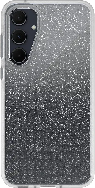 OtterBox Samsung Galaxy A35 Prefix Series Case - Stardust (Clear/Glitter), Ultra-Thin, Pocket-Friendly, Raised Edges Protect Camera & Screen, Wireless Charging Compatible