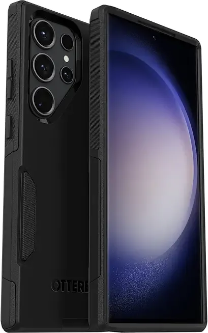 OtterBox Galaxy S23 Ultra Commuter Series Case - Black, Slim & Tough, Pocket-Friendly, with Port Protection