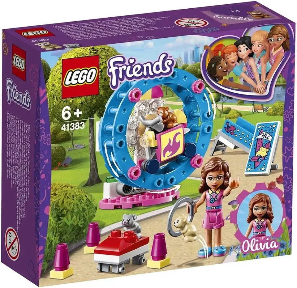 Friends Olivia’s Hamster Playground 41383 Building Kit (81 Pieces)