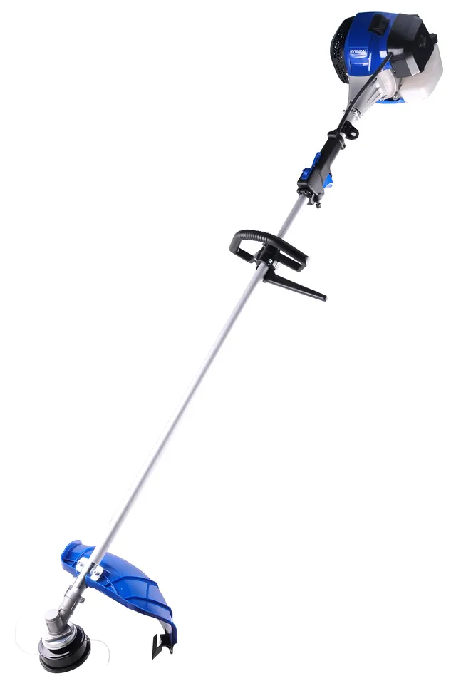 Decespugliatore a scoppio 2 tempi 42.7 cm in alluminio HYUNDAI DECESPUGLIATORE + CUFFIA impugnatura a P con testa in nylon 1 filo