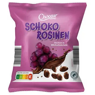 Schoko Rosinen 200 g