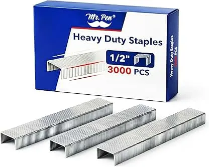 Mr. Pen- Heavy Duty Staples, 3000 pcs, 100 Sheet Capacit…