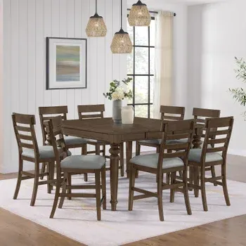 Concord Counter Height Dining Table and 8 Chairs
