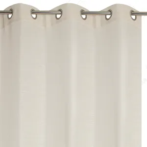 Visillo ollaos Cambria INSPIRE liso beige de 140x280cm