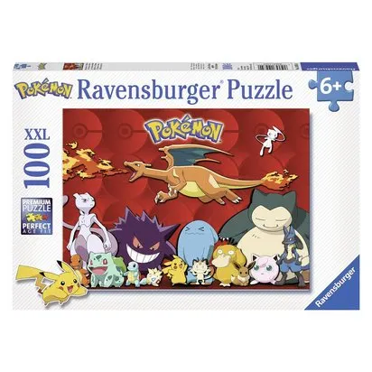 PUZZLE 100 PIECES XXL MES POKEMON PREFERES