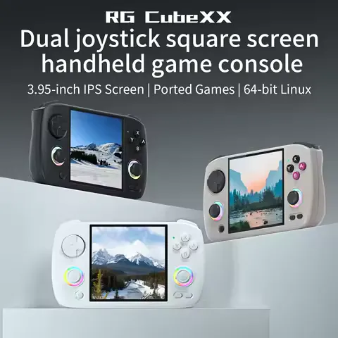 ANBERNIC RG CubeXX & RG40XX H & RG35XX H Retro Handheld Game Console H700 Linux 64-bit 5000 Video Games Supports WIFI Bluetooth