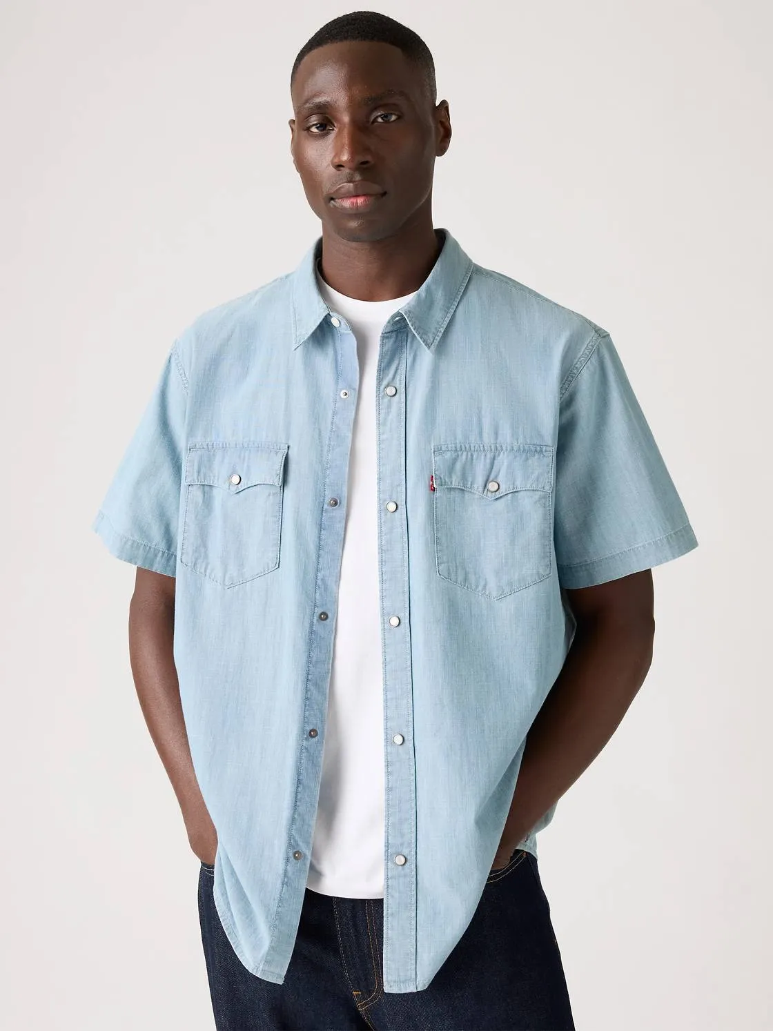 Short Sleeve Relaxed Fit Western Shirt